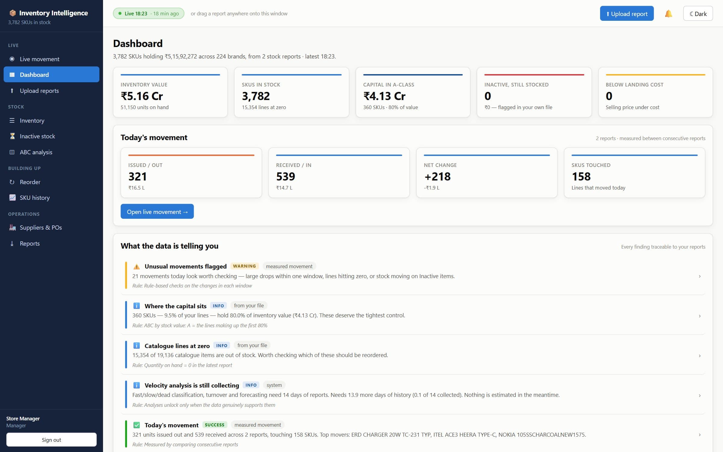 StockPulse: product screenshot