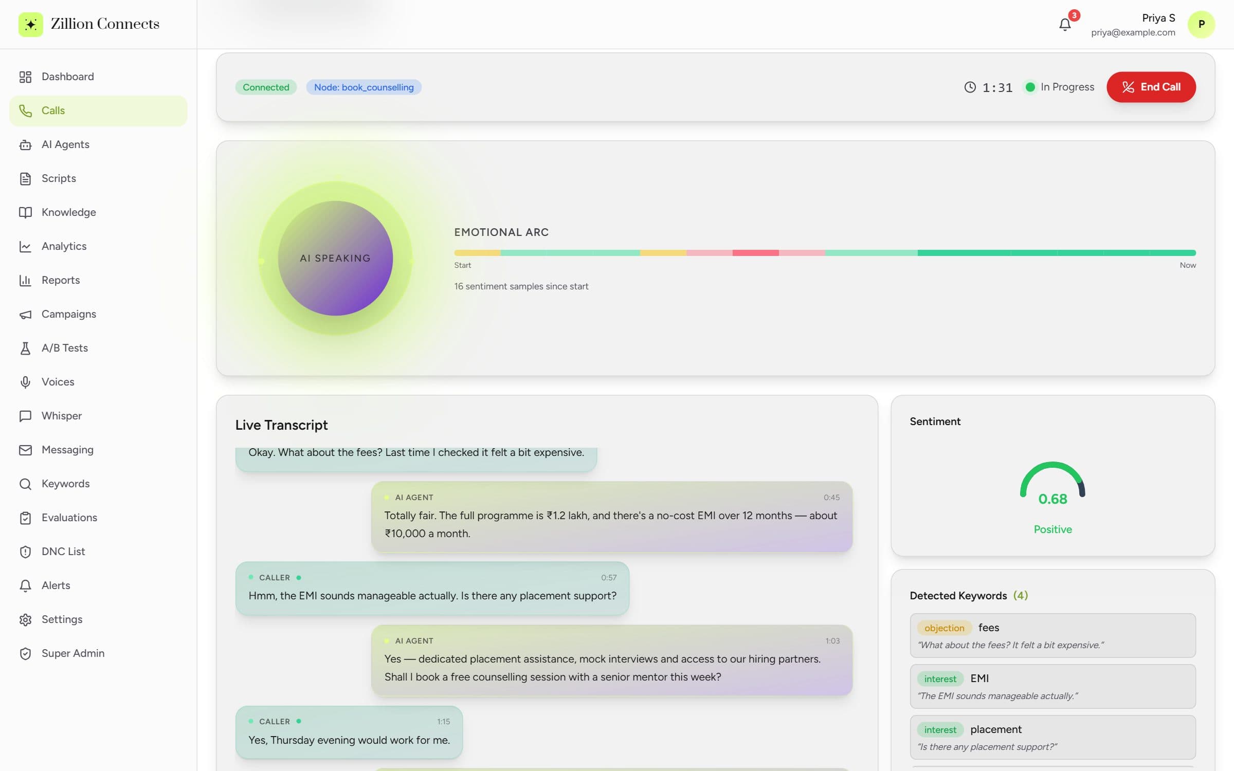 Zillion Connects, screenshot 2